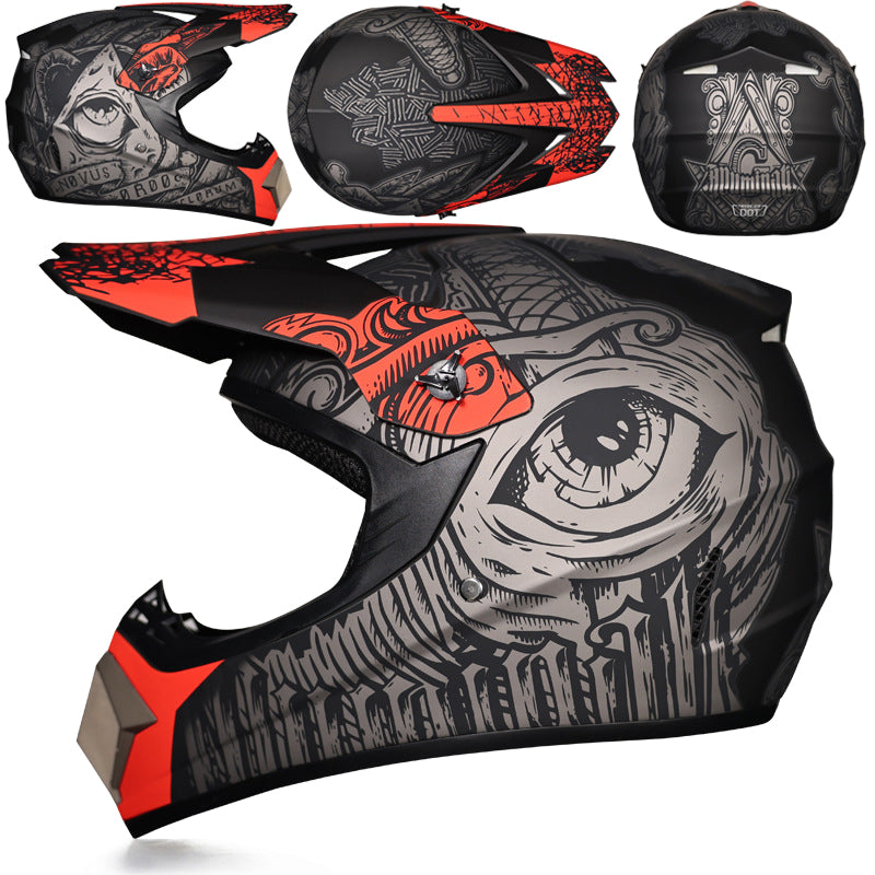 Allwetter-Offroad-Motorradhelm MX Dirt Bike Racing Helm 