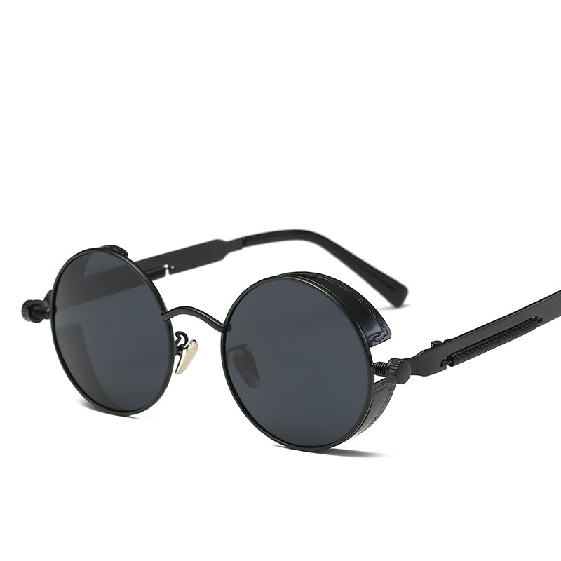 Steampunk Retro Round Sunglasses