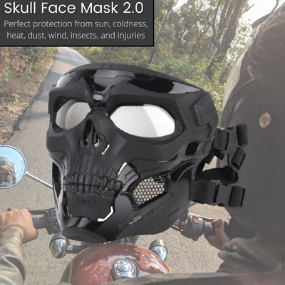 Totenkopf-Gesichtsmaske 2.0