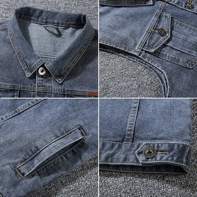 Men's Plus Size Denim Vest