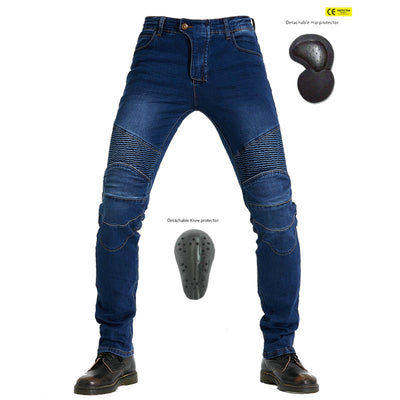 Motorradfahren N97 Jeans mit Knieschützern