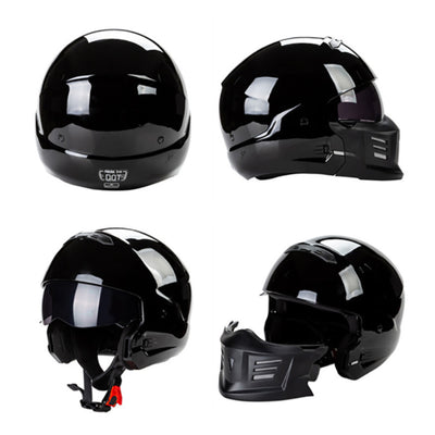 Combat Racing Helm 3/4 Offener Motorradhelm