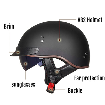 American Eagle Halbgesichts-Cruising-Helm