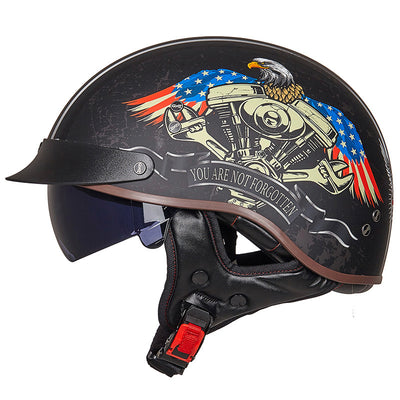 American Eagle Halbgesichts-Cruising-Helm